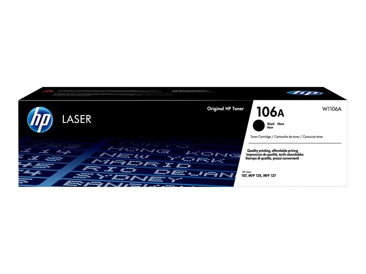 HP 106A Original Tonerkartusche Schwarz W1106A 1.000 Seiten