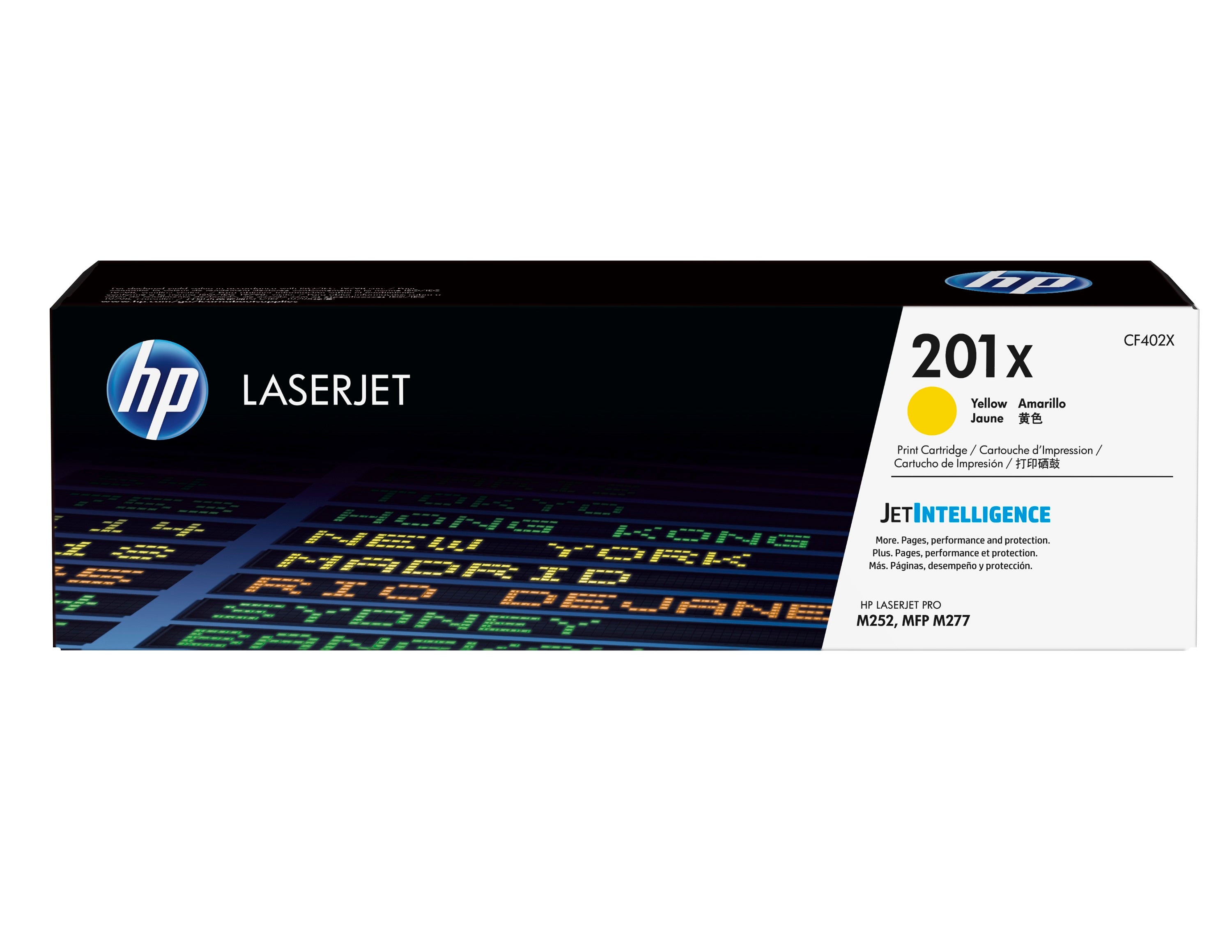 HP 201X Original Tonerkartusche Gelb CF402X 2.300 Seiten