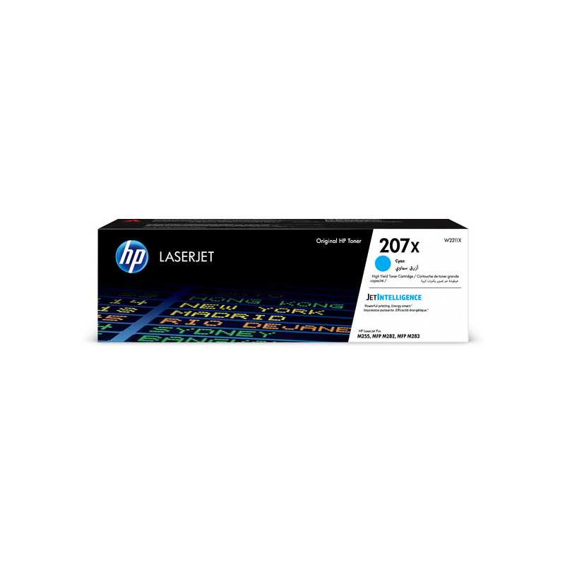 HP 207X Original Tonerkartusche Cyan W2211X 2.450 Seiten